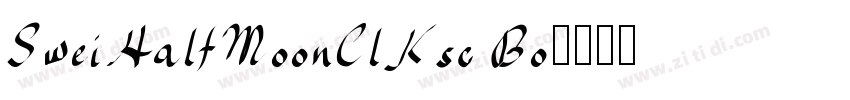 SweiHalfMoonClKsc Bo字体转换